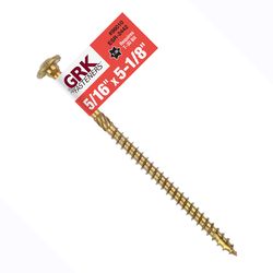 GRK Fasteners 5/16 in. in. X 5-1/8 in. L Star Hex Head W-Cut Structural Screws
