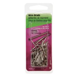 HILLMAN 17 Ga. X 7/8 in. L Stainless Steel Brad Nails 1 pk 2 oz