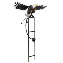 Alpine Assorted Iron 8.27 in. H Garden Stake Spinner