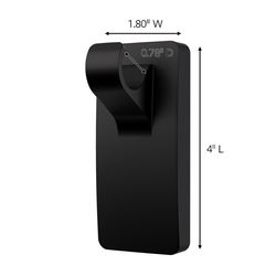 Command Medium Plastic Hook 4 in. L 2 pk
