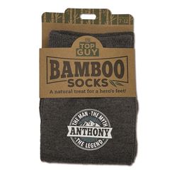 Top Guy Anthony Men's One Size Fits Most Socks Gray