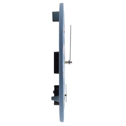 Taylor Clock/Thermometer Polyresin Multicolored 14 in.