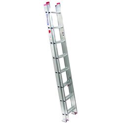 Werner 16 ft. H Aluminum Extension Ladder Type III 200 lb. cap. 8-16 ft.