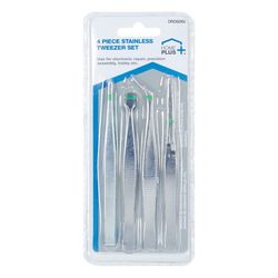 Home Plus Tweezers 4 pk