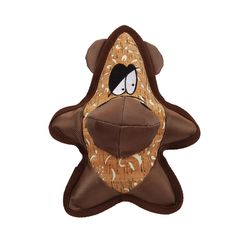 Boss Pet Zanies Corkie Friends For Dog Brown Polyester Hippo Dog Toy 1 pk