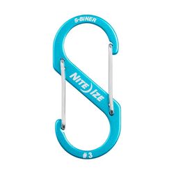 Nite Ize S-Biner Aluminum Blue Dual Carabiner S-Biner