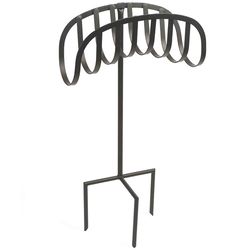 Liberty Garden 125 ft. Black In Ground Hose Stand