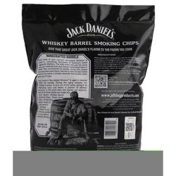 Jack Daniel's Whiskey Barrel All Natural Oak Wood Smoking Chips 180 cu in
