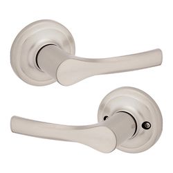 Kwikset Henley Satin Nickel Passage Lever