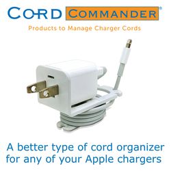 Cord Commander 2 in. L White ABS Cable Organizer