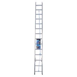 Werner 28 ft. H Aluminum Extension Ladder Type I 250 lb. cap.