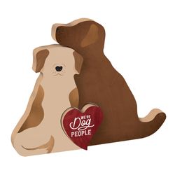 P Graham Dunn 8 in. H X 10 in. L Multicolored MDF Dog Nesting Shape Decor