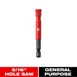 Diablo 5/16 in. Diamond Grit 5.52 in. L X 1/4 in. D Hole Saw