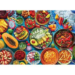 Eurographics Mexican Table Jigsaw Puzzles Multicolored 1000 pc