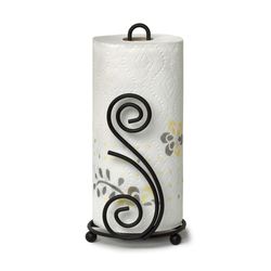 Spectrum Scroll Steel Paper Towel Holder 13 in. H X 6.8 in. W X 7.25 in. L
