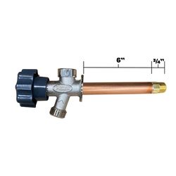 Prier 1/2 in. MPT in. Anti-Siphon Brass Sillcock