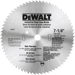 DEWALT 7-1/4 in. D X 5/8 in. Steel Circular Saw Blade 68 teeth 1 pk