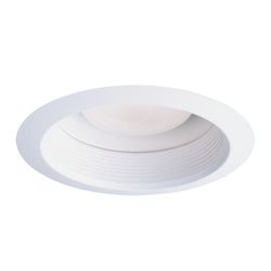 Halo White 6 in. W Metal CFL Baffle Trim
