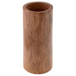 Karma Sierra 10.6 in. H X 4.9 in. L Natural Wood Vase