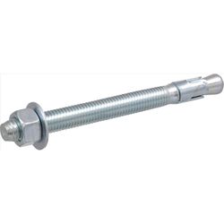HILLMAN 5/8 in. D X 7 in. L Steel Round Head Wedge Anchor 10 pc
