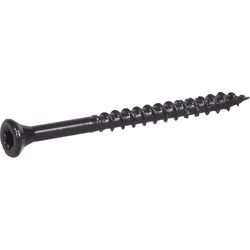 HILLMAN Deck Plus No. 10 Ga. X 2-1/2 in. L Black Star Flat Head Exterior Deck Screws 1 lb 73 pk