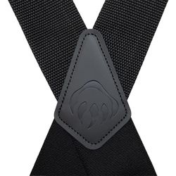 Wolverine 48 in. L X 2 in. W Polyester Industrial Suspenders Black 1 pair