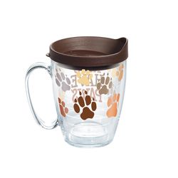 Tervis 16 oz Multicolored BPA Free My Kids Have Paws Mug with Lid