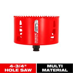 Diablo Snap-Lock Plus 4-3/4 in. Carbide Tipped 2-3/8 in. L Hole Saw