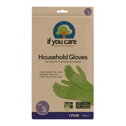 If You Care Green Rubber Small Latex Household Gloves