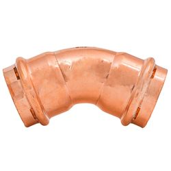 QuickFitting 1-1/2 in. Press in. Press in. Copper 45 Degree Elbow
