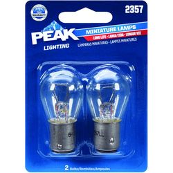 Peak Incandescent Parking/Stop/Tail/Turn Miniature Automotive Bulb 2357
