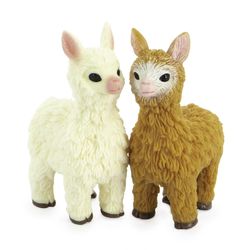 Keycraft Beanie Llama Brown/White
