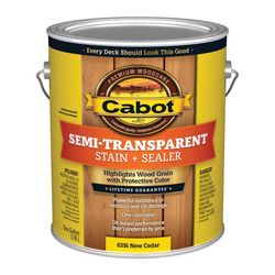 Cabot Semi-Transparent Semi-Transparent New Cedar Oil-Based Penetrating Oil Stain and Sealer 1 gal