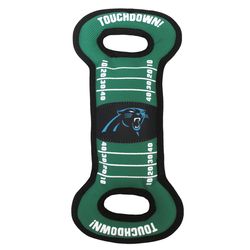 Pets First NFL For Dog Green Nylon Carolina Panthers Dog Tug Toy 1 pk