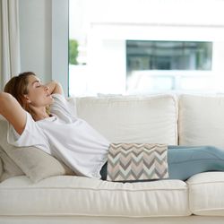 Pure Enrichment PureRelief Heating Pad 4 settings Desert Herringbone 12 in. W X 15 in. L