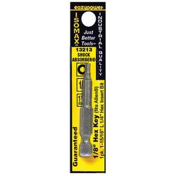 Eazypower Isomax Hex 1/8 in. X 1-15/16 in. L Power Bit Hex Key Chrome Vanadium Steel 1 pc
