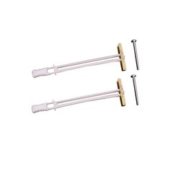 Easy Track 4 in. L Chrome Closet Toggle Bolt 2 pk