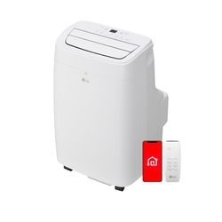 LG 300 sq ft 2 speed 7,300 DOE (11,000 ASHRAE) BTU Portable Air Conditioner with Remote