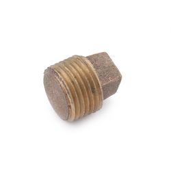 Anderson Metals 3/8 in. MPT in. Red Brass Square Head Plug