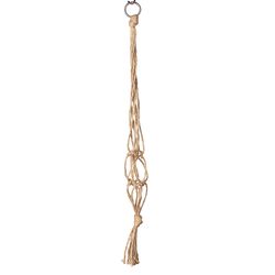 Primitive Planters Natural Jute 18 in. H Sleek Plant Hanger 1 pk