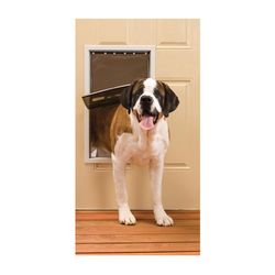 PetSafe 27.125 in. H X 16.25 in. W X-Large Aluminum Pet Door