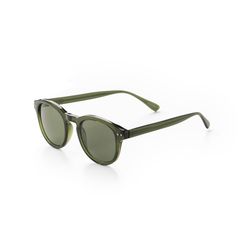 Optimum Optical Sunglasses Unisex Green Frame Green Lens