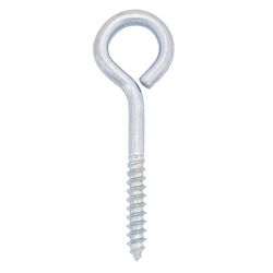 Hampton 1/4 in. X 3 in. L Zinc-Plated Steel Lag Thread Eyebolt