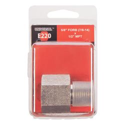 Apache Steel 5/8 in. D X 1/2 in. D Hydraulic Adapter 1 pk