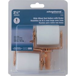 Shepherd Hardware 2-1/8 in. D Swivel Plastic Bed Riser w/Caster 125 lb 2 pk