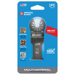 Imperial Blades One Fit 3-5/8 in. L Bi-Metal Oscillating Saw Blade 1 pk