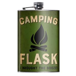 Lucky Jack 8 oz Stainless Steel Camping Flask Hip Flask