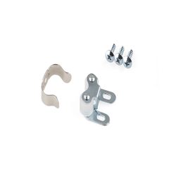 Richelieu 0.5 in. H X 31/32 in. W X 31/32 in. D Zinc Metal Double Roller
