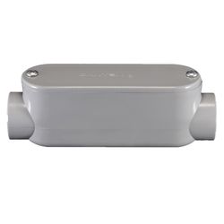 Cantex 1/2 in. D PVC Conduit Body For PVC 1 each