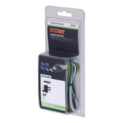 CURT 4 Flat Connector Plug 48 in.